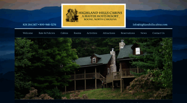 highlandhillscabins.com