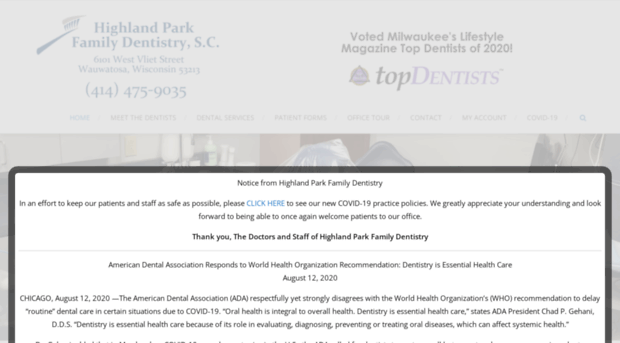 highlandparkdentist.com