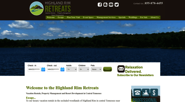 highlandrimretreats.com