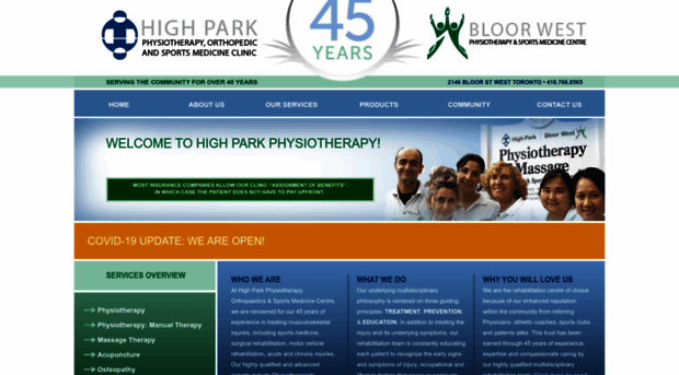 highparkphysiotherapy.com