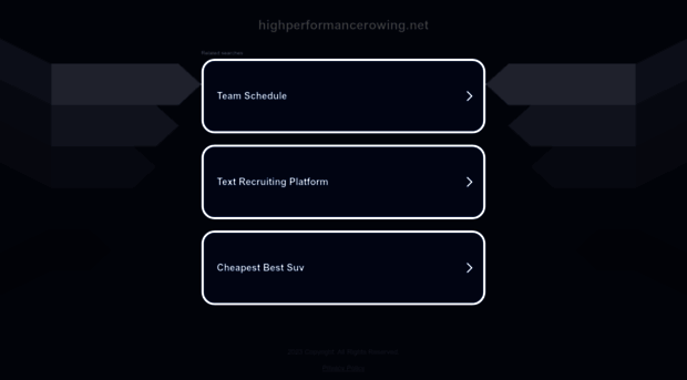 highperformancerowing.net