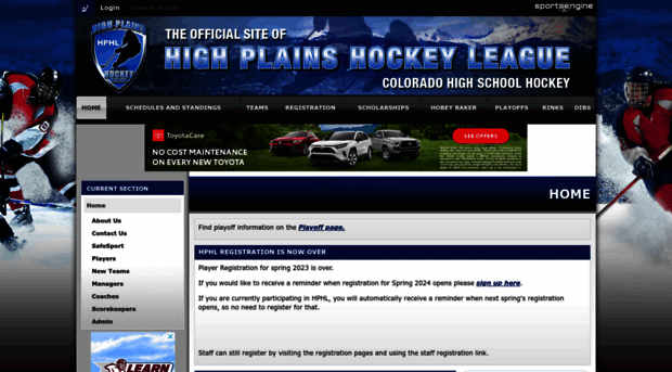 highplainshockey.com