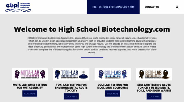 highschoolbiotechnology.com