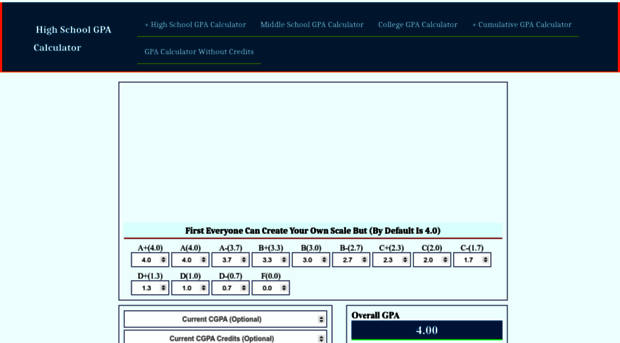 highschoolgpacalculator.us