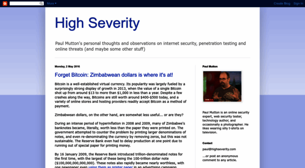 highseverity.com