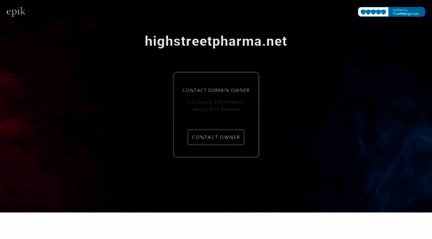 highstreetpharma.net