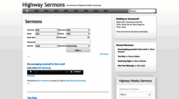 highwaysermons.com