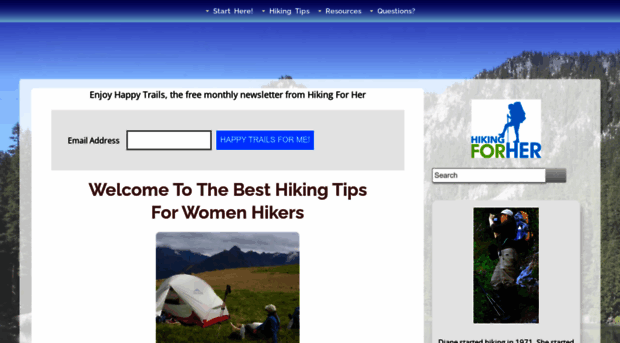 hiking-for-her.com