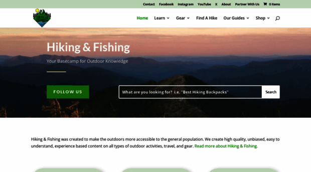 hikingandfishing.com