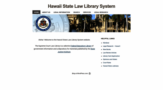 hilawlibrary.wordpress.com - Hawaii State Law Library Syste... - Hi Law ...