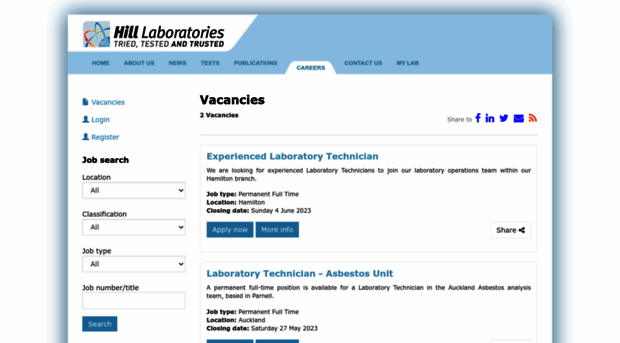 hill-labs.careercentre.net.nz