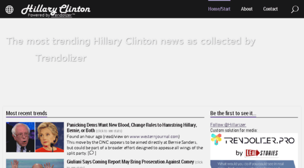 hillaryclinton.trendolizer.com