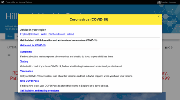 hillbankhealthcentre.co.uk