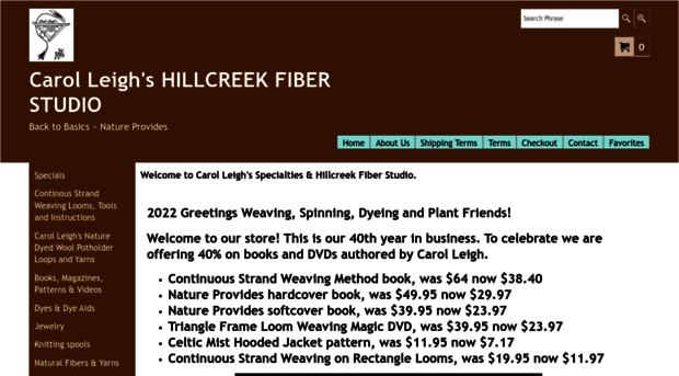 hillcreekfiberstudio.com