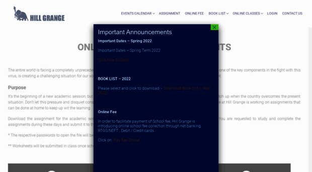 hillgrangeschool.in