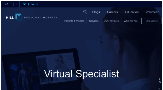 hillregionalhospital.com