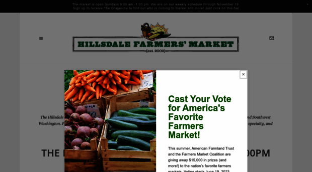 hillsdalefarmersmarket.com