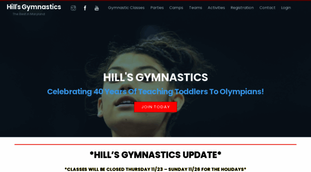 hillsgymnastics.com
