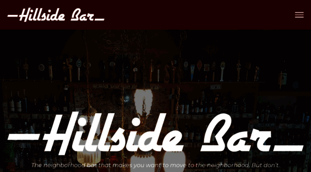 hillsidebar.com