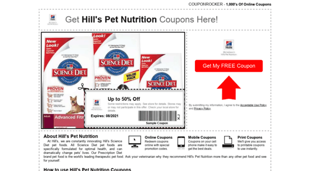 hillspetnutriti.couponrocker.com