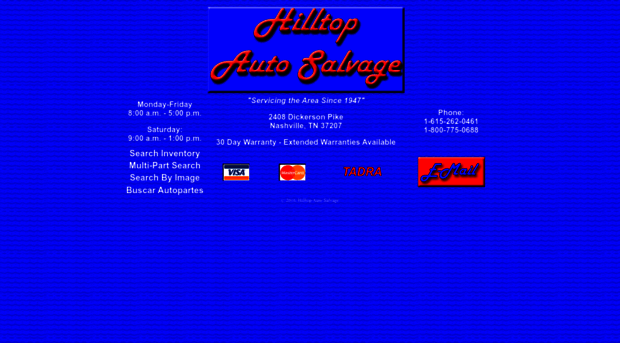 hilltop-autosalvage.com