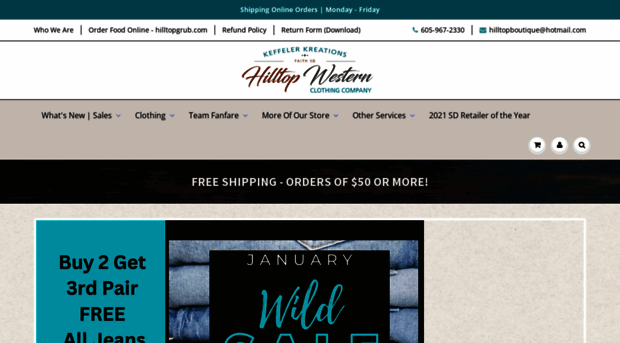 hilltopwesternclothing.com