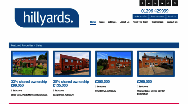 hillyardsestateagents.co.uk