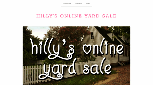 hillysonlineyardsale.bigcartel.com