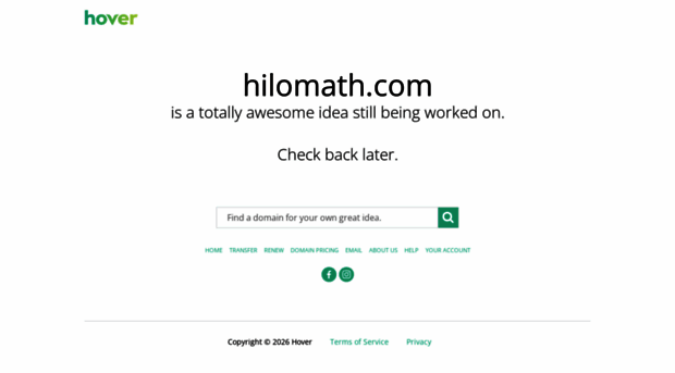 hilomath.com