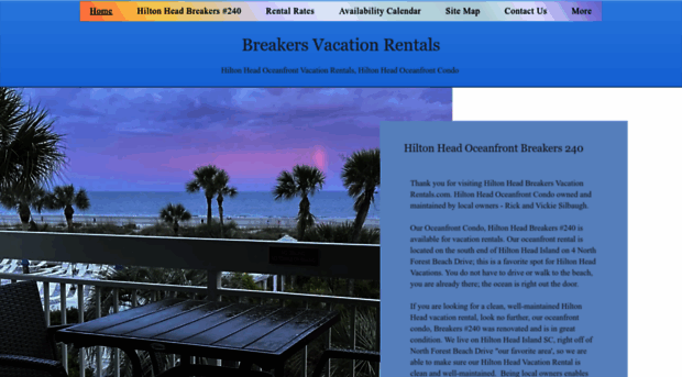 hiltonheadbreakersvacationrentals.com