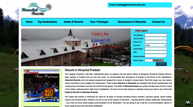 himachalresorts.com