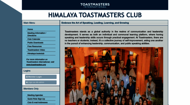 himalaya.toastmastersclubs.org