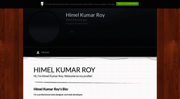 himelkumarroy.brandyourself.com