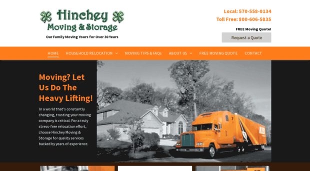 hincheymoving.com