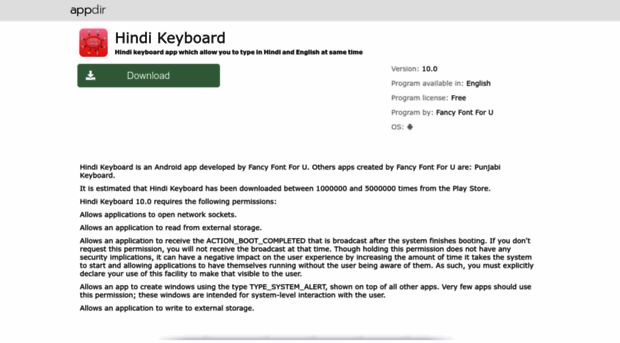 hindi-keyboard.appdir.co