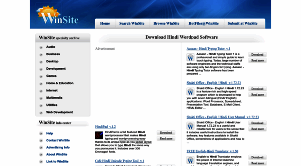 hindi-wordpad.winsite.com