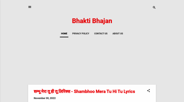 hindibhajanlyrics.co.in