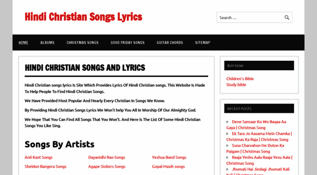 hindichristiansongslyrics.com