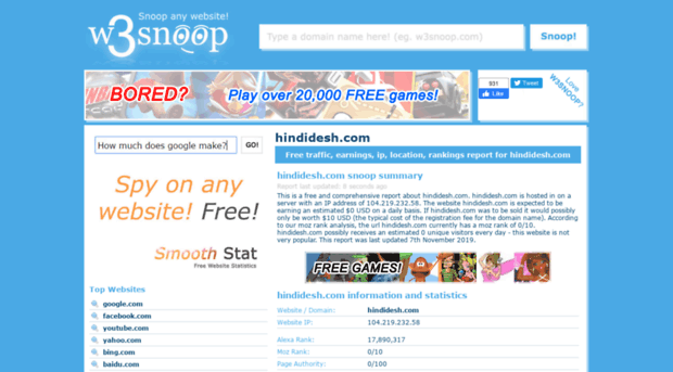 hindidesh.com.w3snoop.com