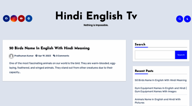 hindienglishtv.com