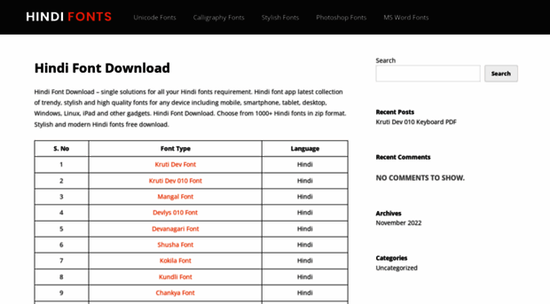 hindifonts.app