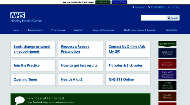 hindleyhealthcentre.co.uk