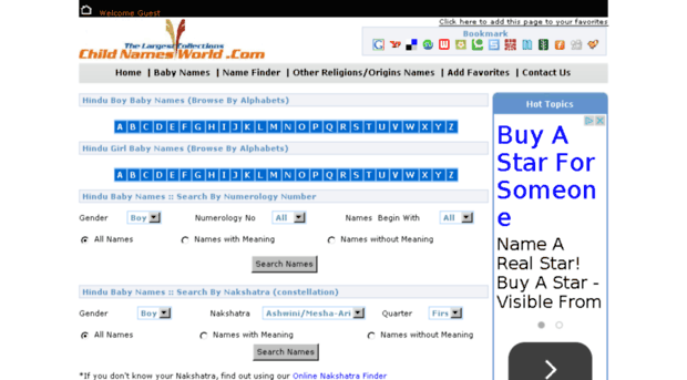 hindubabynames.childnamesworld.com