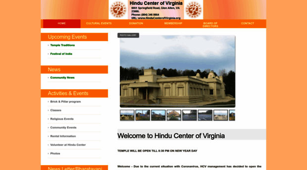 hinducenterofvirginia.org