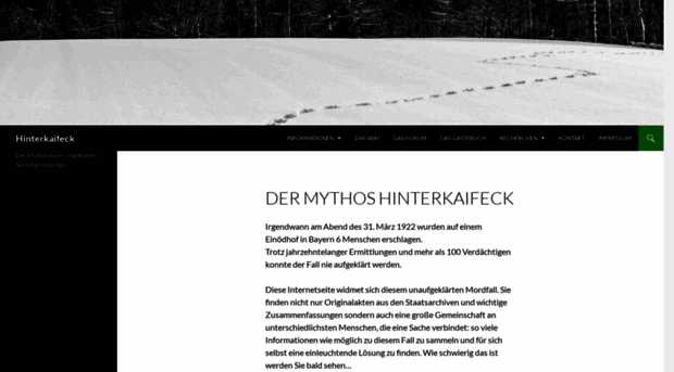 hinterkaifeck.net