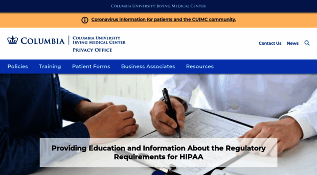 hipaa.cumc.columbia.edu