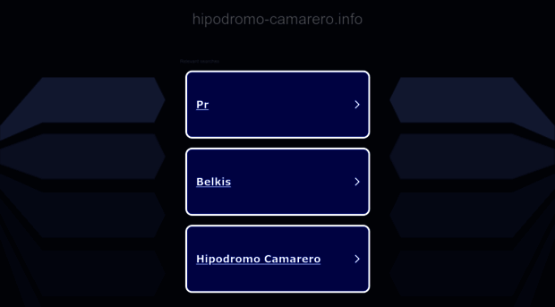 hipodromo-camarero.info