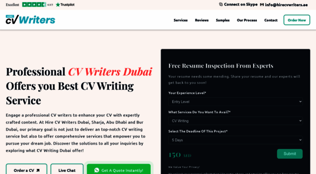 hirecvwriters.ae