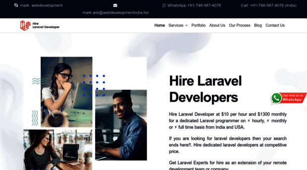 hirelaraveldeveloper.com