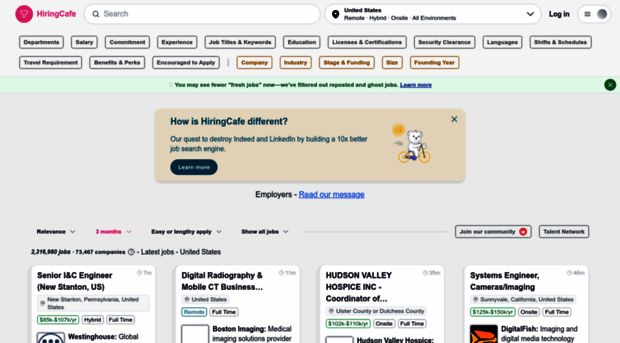 Hiring cafe HiringCafe Job Search 2025 Hiring